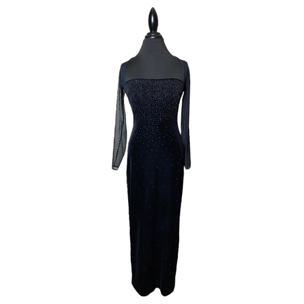 Vtg Tadashi Velvet Gown - image 2